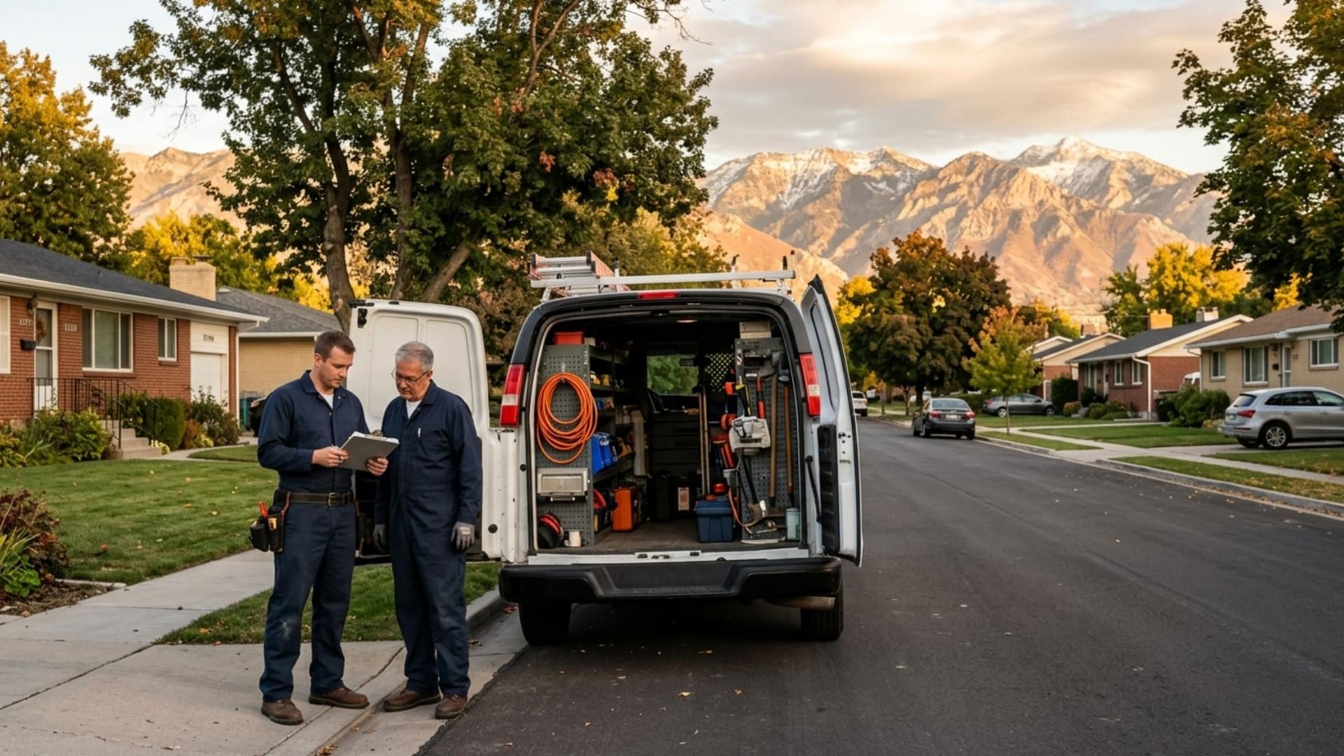 Murray HVAC Pros crew on a Murray, Utah job site